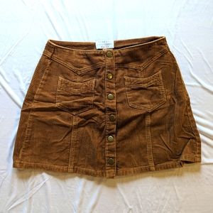 Corduroy skirt